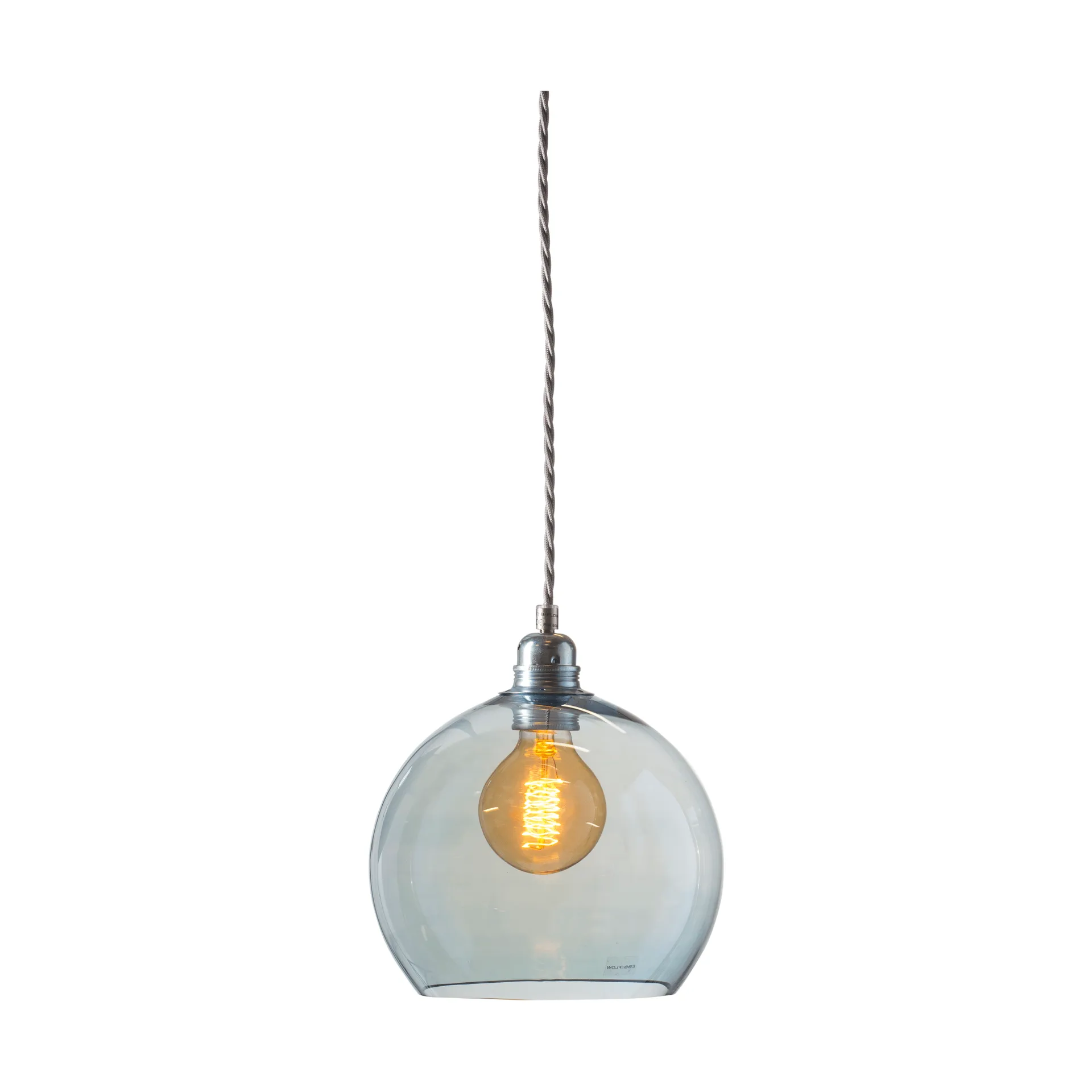 Rowan taklampe M, Ø 22 cm, Topaz blue EBB & FLOW