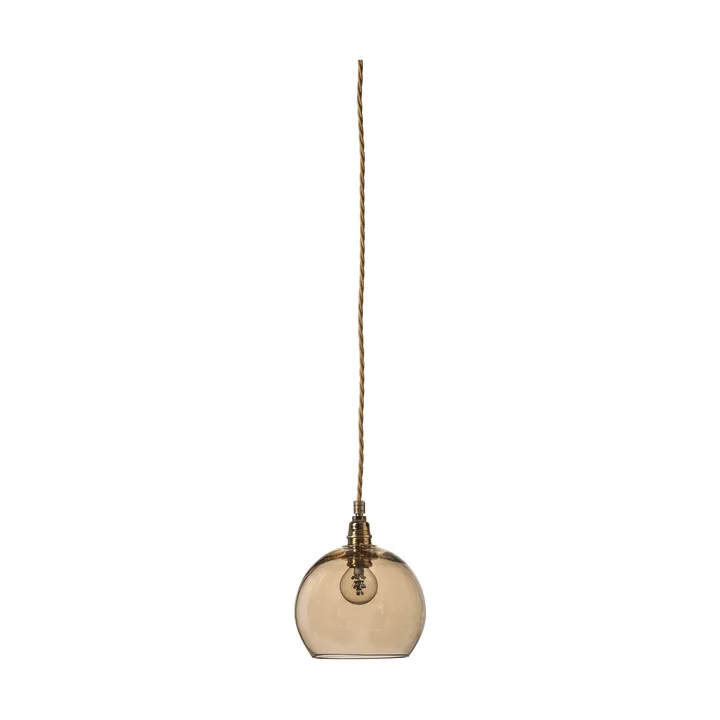 Rowan taklampe S, Ø 15,5 cm - Golden smoke - EBB & FLOW