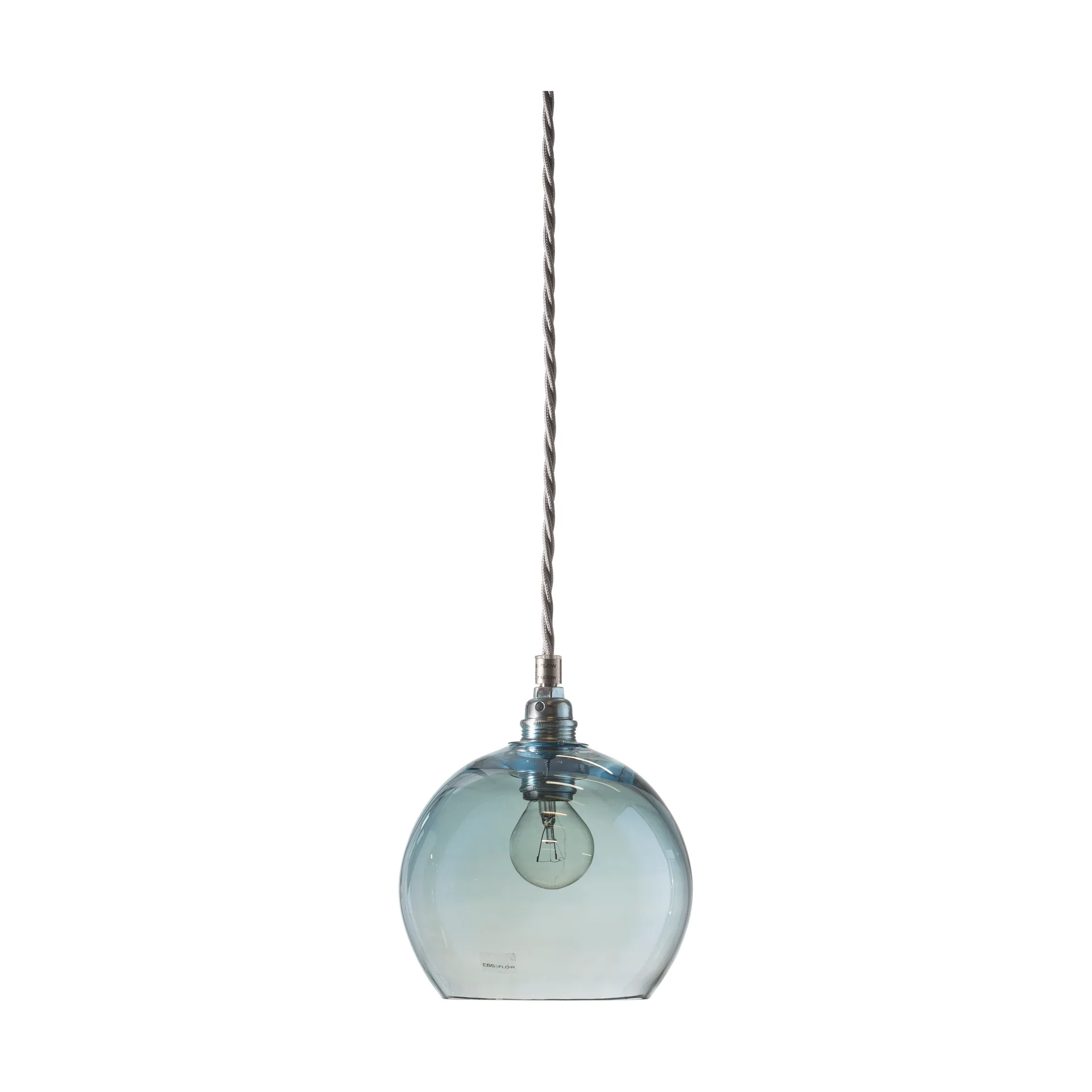 Rowan taklampe S, Ø 15,5 cm, Topaz blue EBB & FLOW