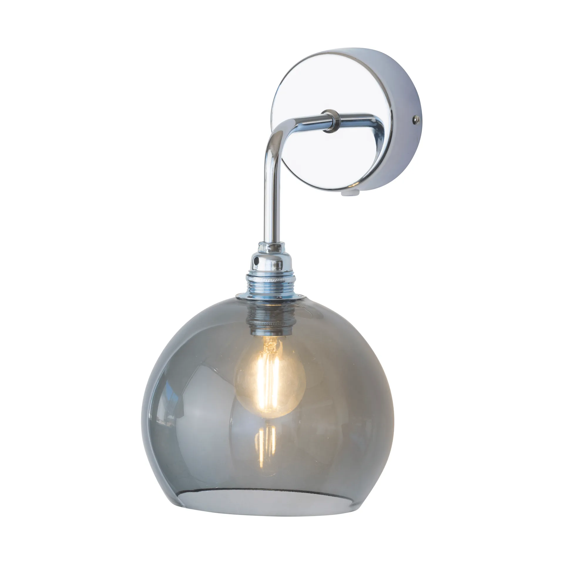Rowan vegglampe, Smokey grey EBB & FLOW