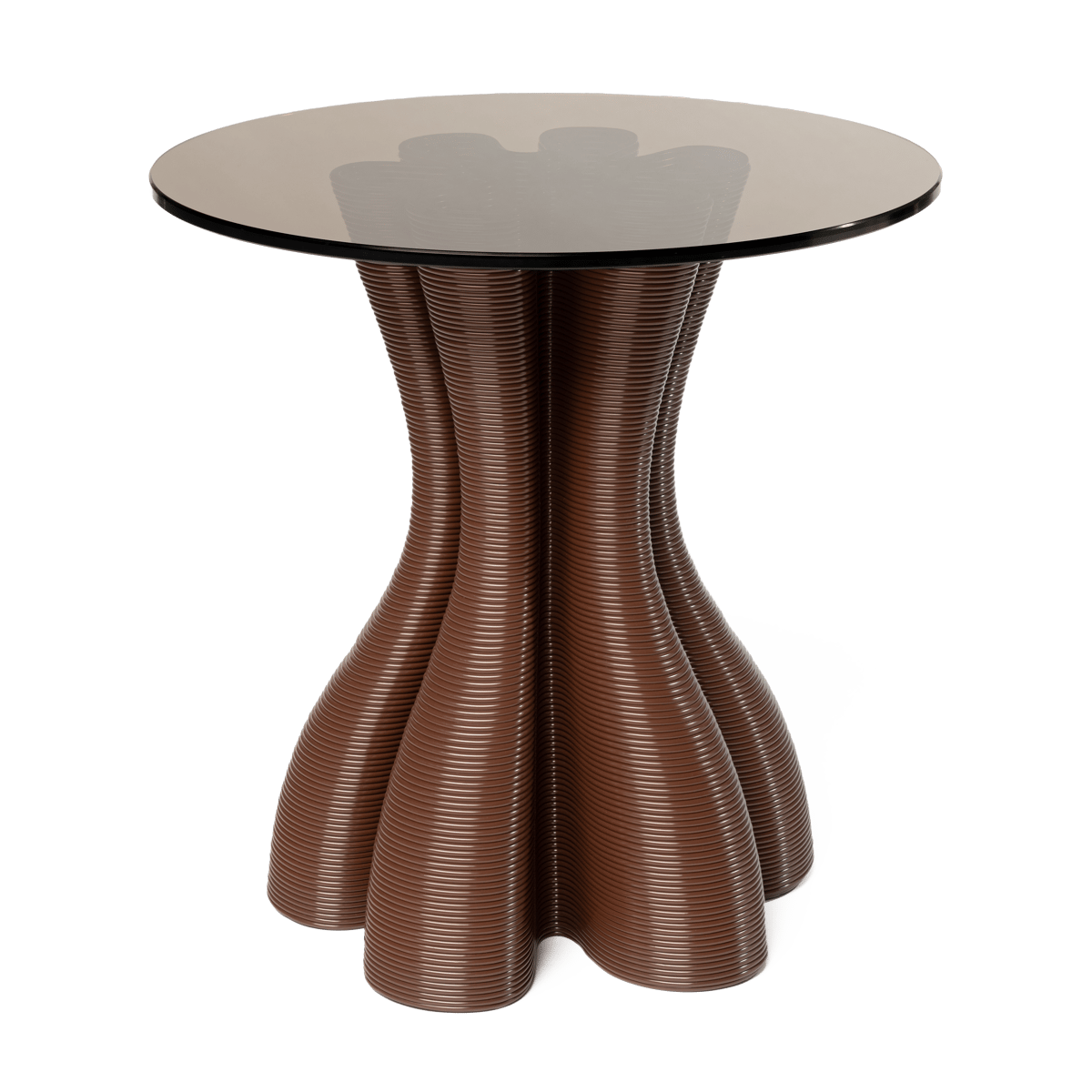 Bilde av Ekbacken Studios Anemone sidebord Ø50 cm Chocolate