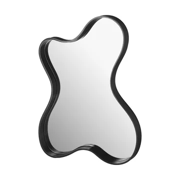 Pebble speil small 56x76 cm - Black - Ekbacken Studios