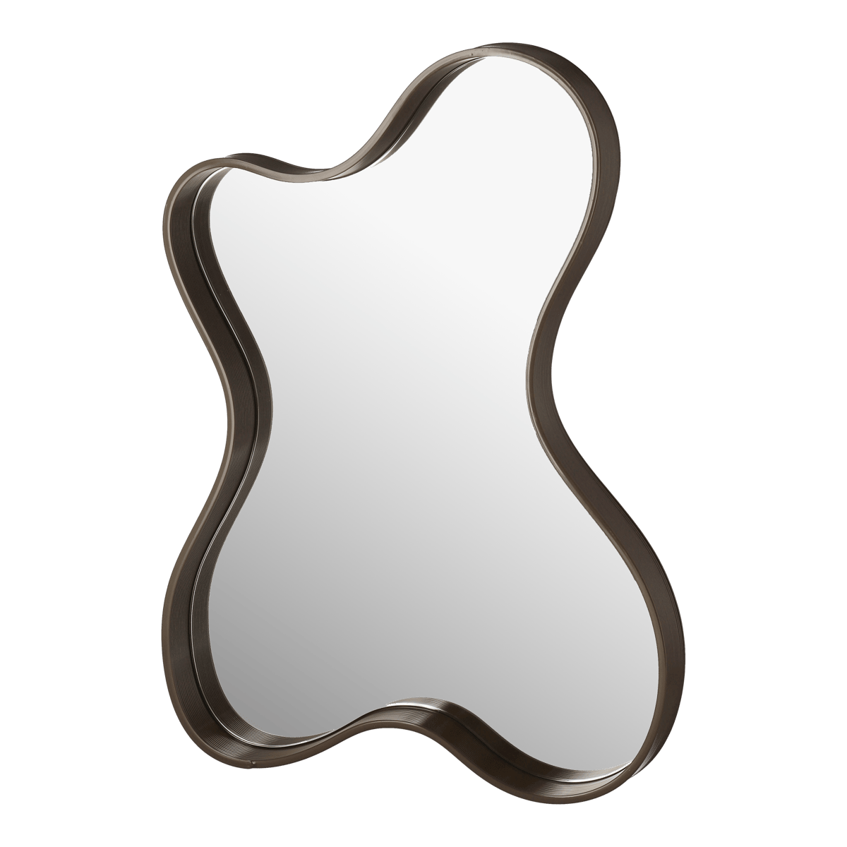 Ekbacken Studios Pebble speil small 56×76 cm Chocolate