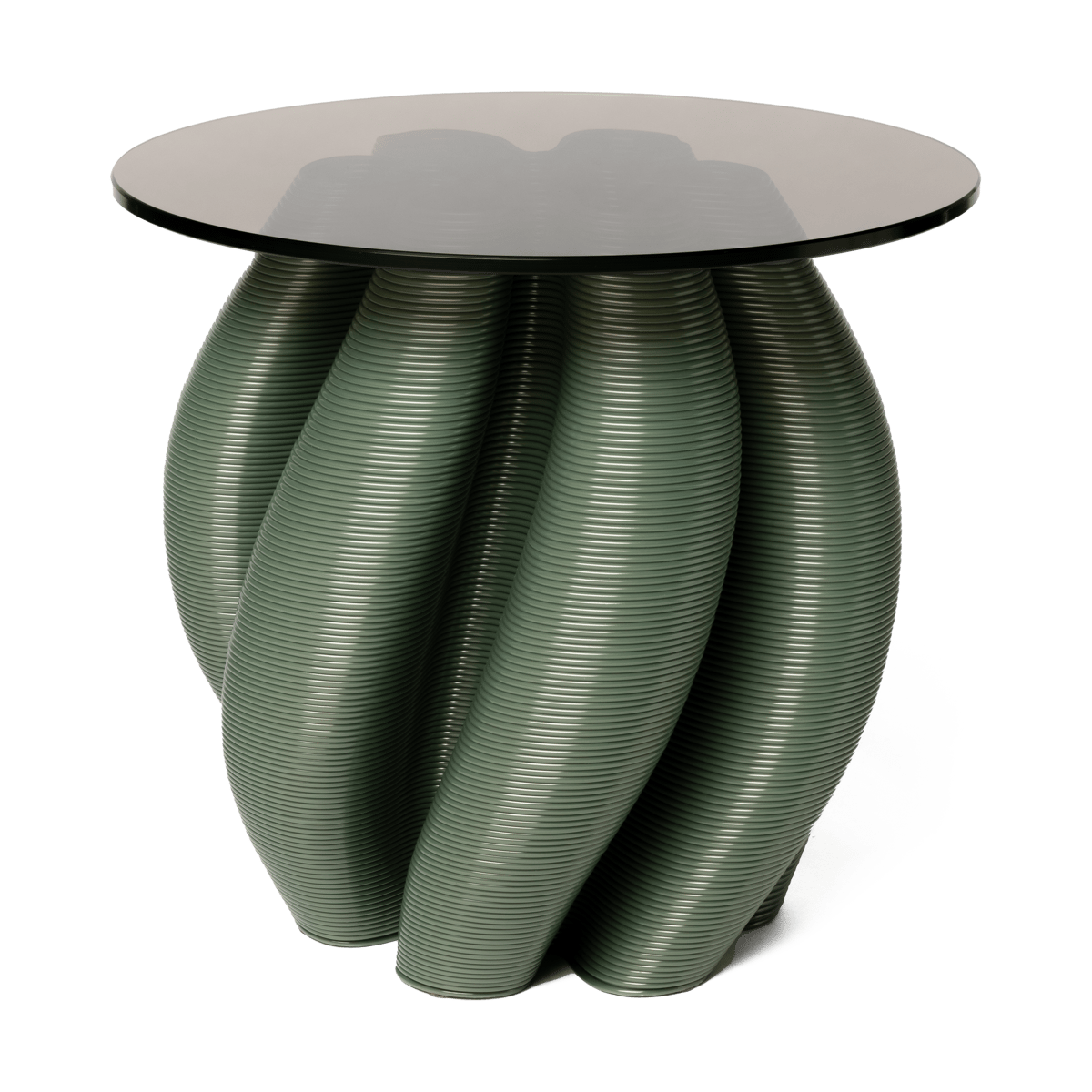 Bilde av Ekbacken Studios Water lily sidebord Ø50 cm Olive