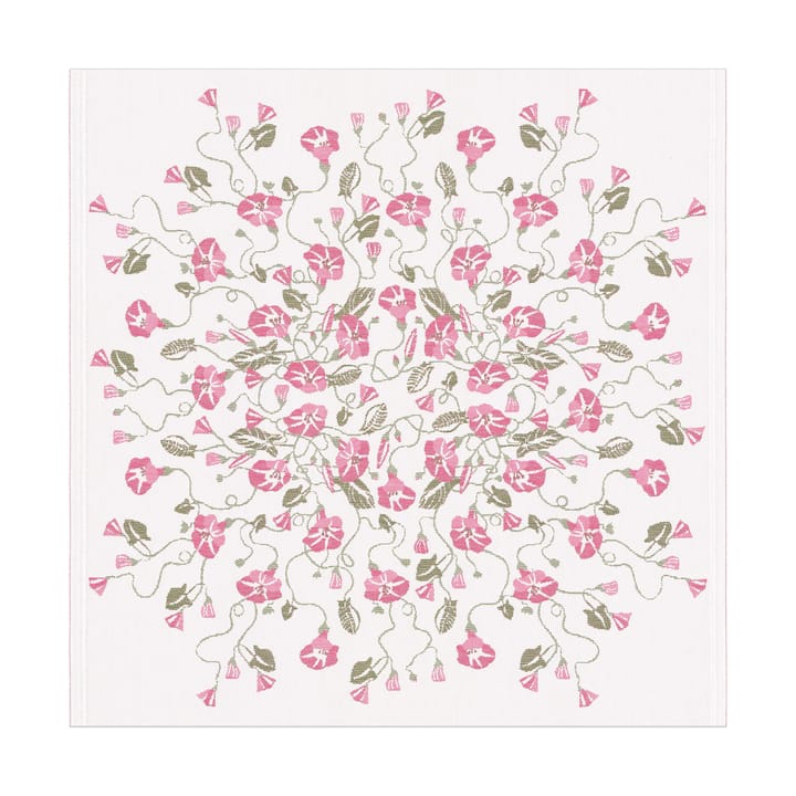 Åkervind bordduk 75x75 cm - Rosa - Ekelund Linneväveri