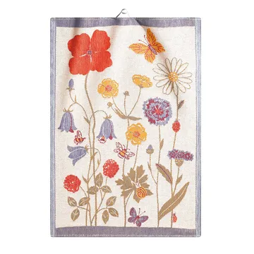 Ängsblom kjøkkenhåndkle - 35x50 cm - Ekelund Linneväveri