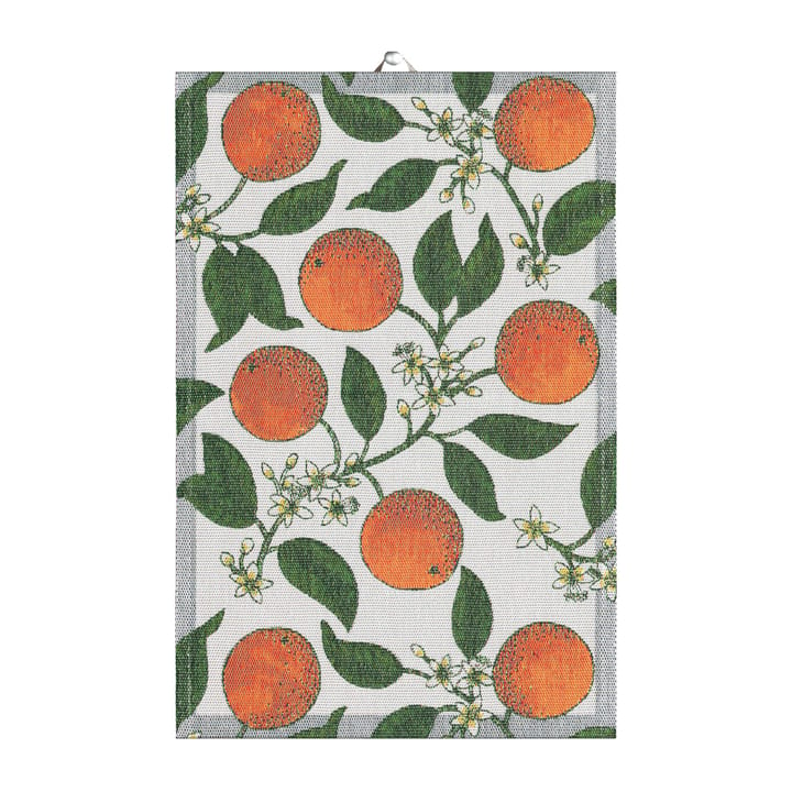 Appelsiner kjøkkenhåndkle - 40 x 60 cm - Ekelund Linneväveri