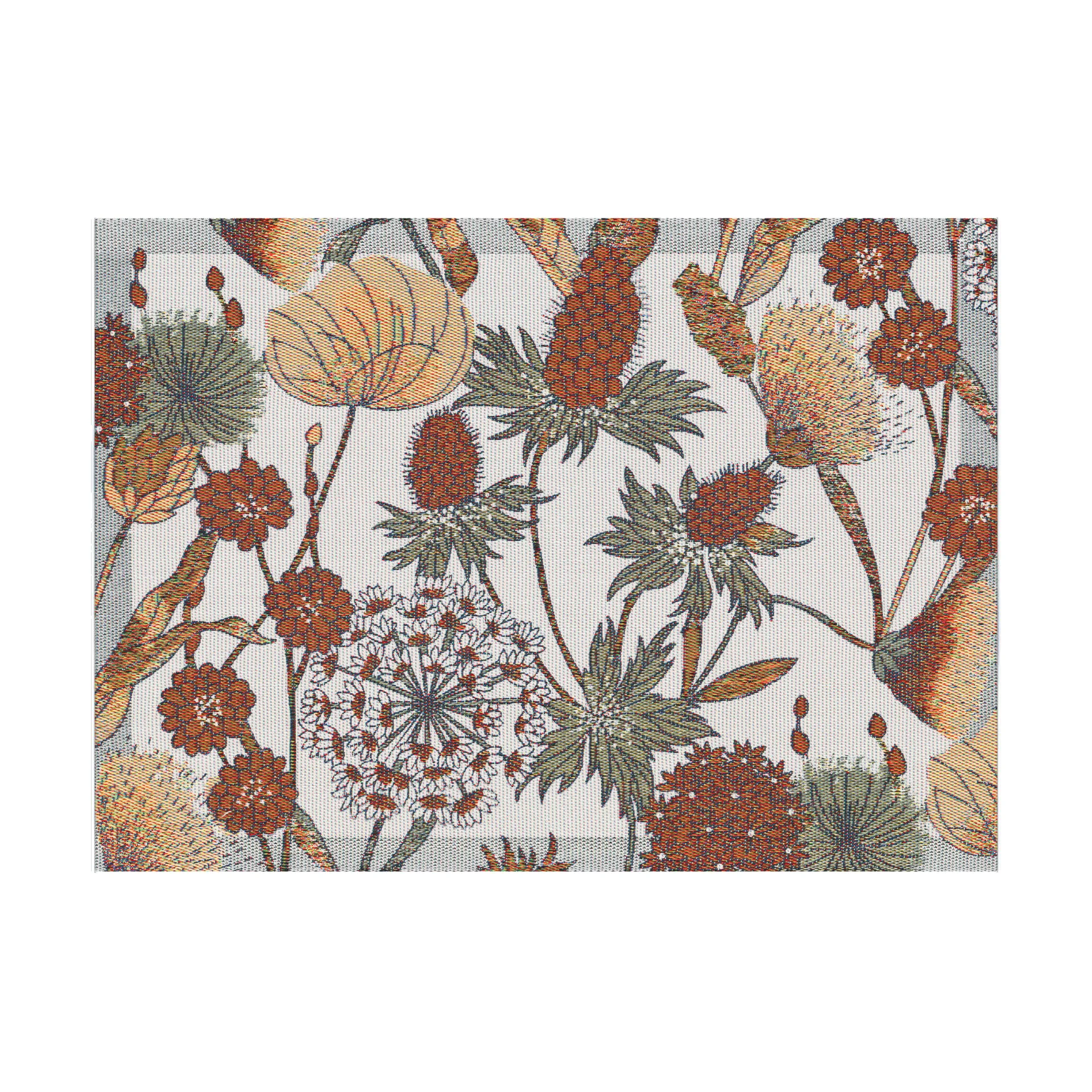 Autumn bordbrikke 35x48 cm, Brunt-rød Ekelund Linneväveri