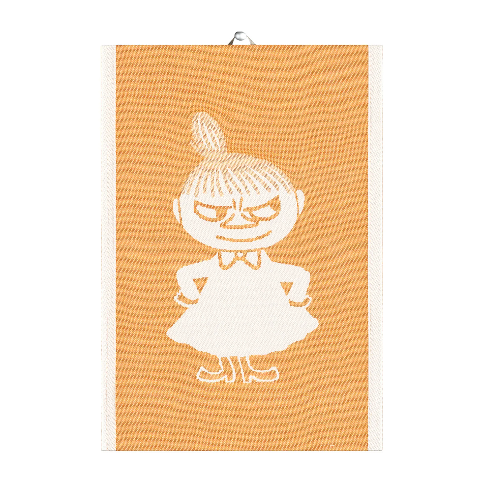 Big little My kjøkkenhåndle oransje, 35 x 50 cm Ekelund Linneväveri