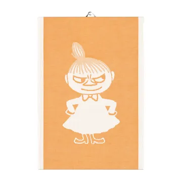 Big little My kjøkkenhåndle oransje - 35 x 50 cm - Ekelund Linneväveri