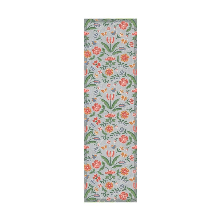 Blomglänta bordløper 35x120 cm - Multi - Ekelund Linneväveri