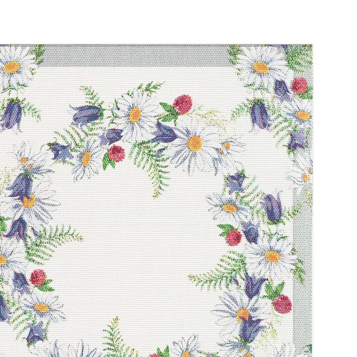 Blomkrans bordsløper 35x120 cm, Multi Ekelund Linneväveri