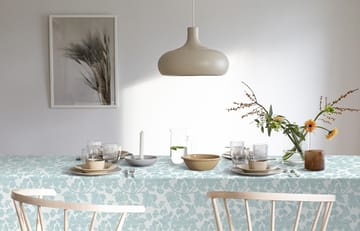 Blomranka duk - 150 x 150 cm - Ekelund Linneväveri