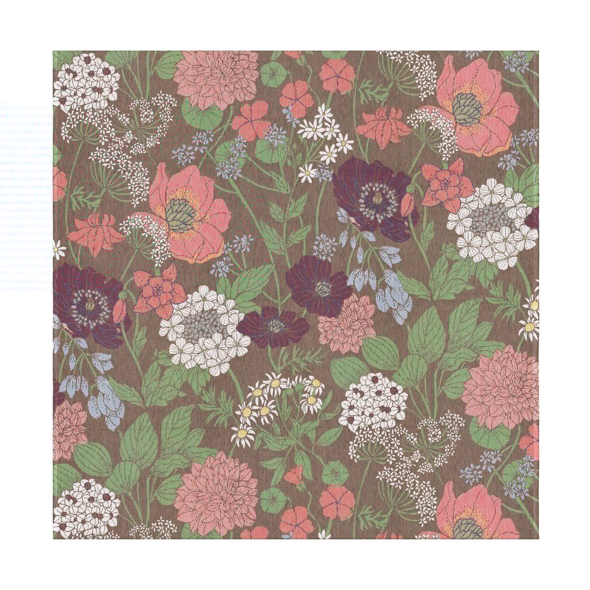 Bilde av Ekelund Linneväveri Blomsterfang bordduk 145x145 cm Multi