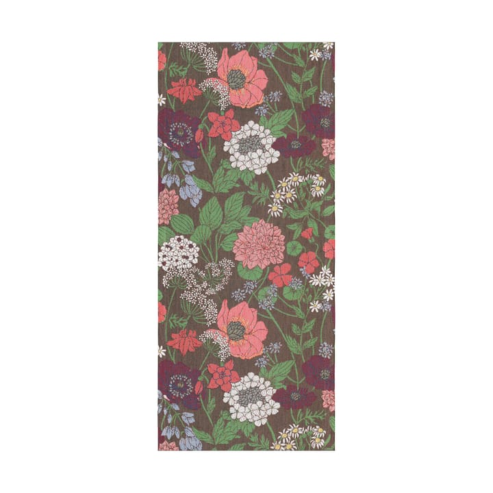 Blomsterfång bordløper 35x80 cm - Multi - Ekelund Linneväveri