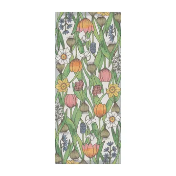 Blomsterløk løper - 35 x 80 cm - Ekelund Linneväveri
