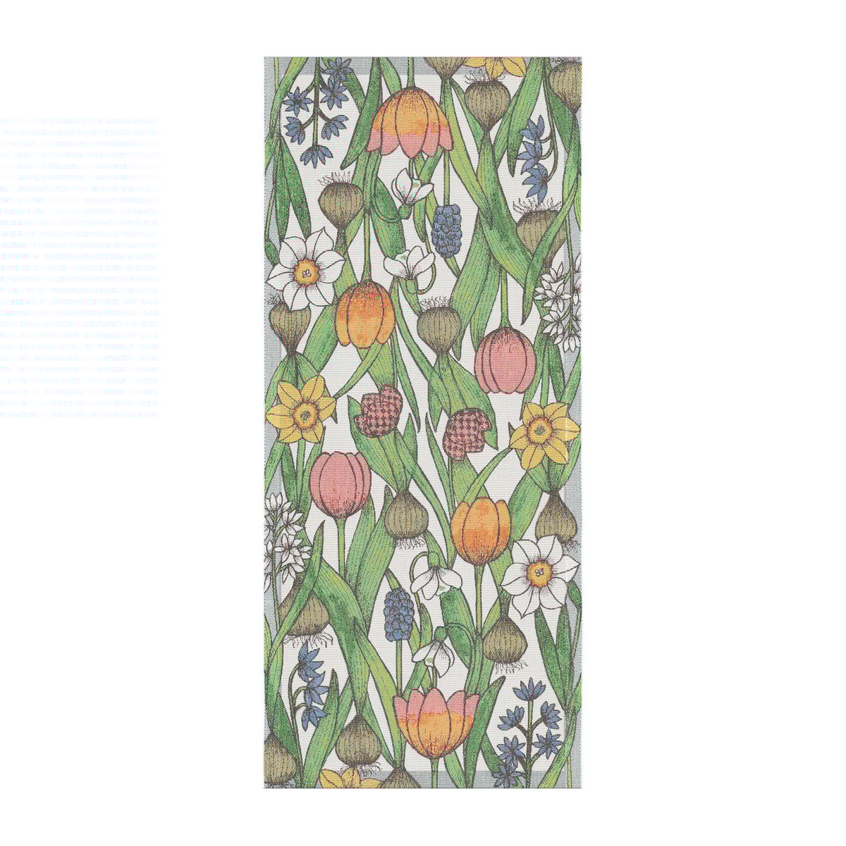 Bilde av Ekelund Linneväveri Blomsterløk løper 35 x 80 cm
