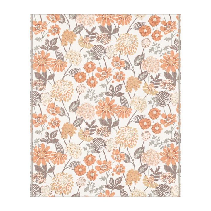 Bodum bomullspledd 140 x 170 cm, Oransje Ekelund Linneväveri