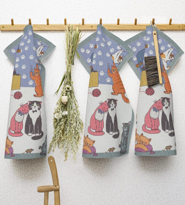 Cats fun kjøkkenhåndkle, 35 x 50 cm Ekelund Linneväveri