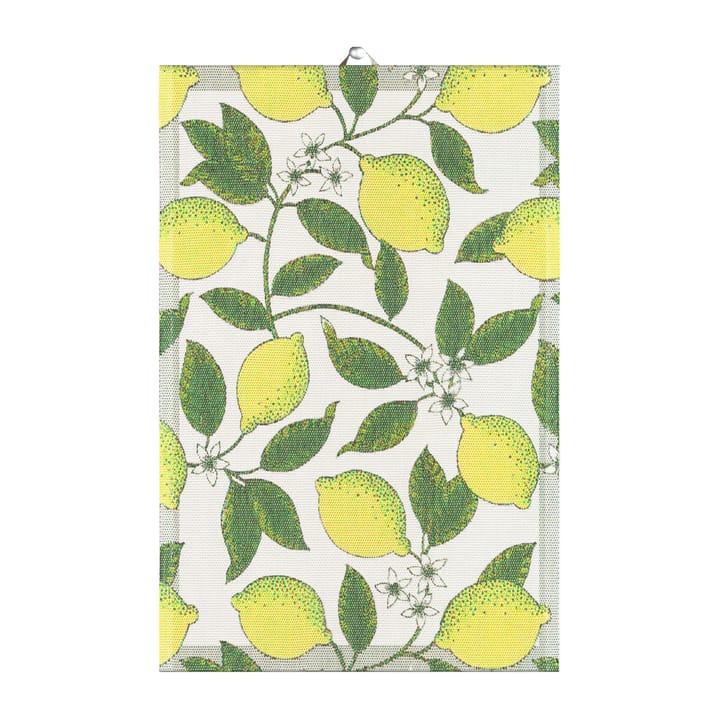 Citroner kjøkkenhåndkle 40 x 60 cm - Gul - Ekelund Linneväveri