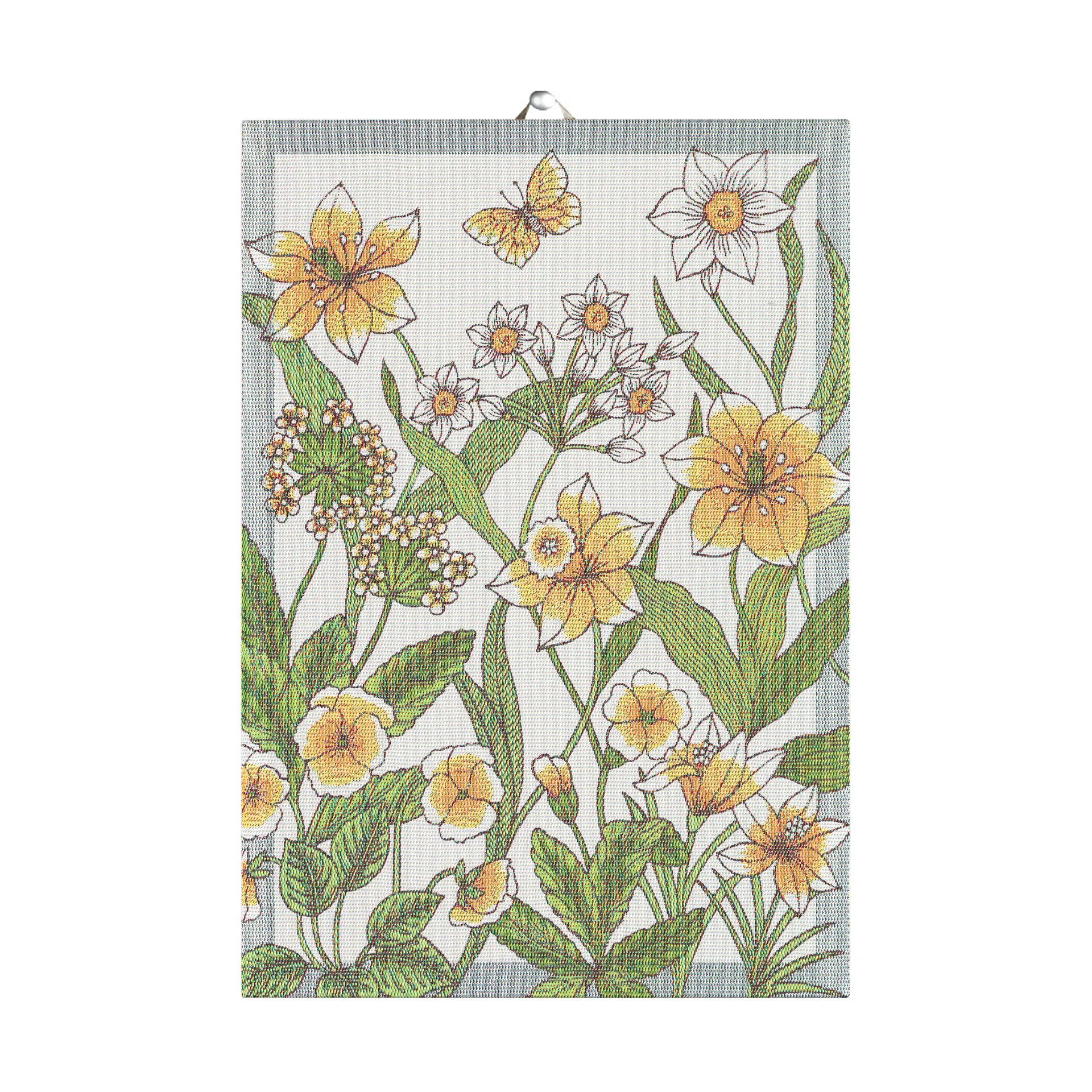 Daffodil kjøkkenhåndkle 35x50 cm, Gul Ekelund Linneväveri