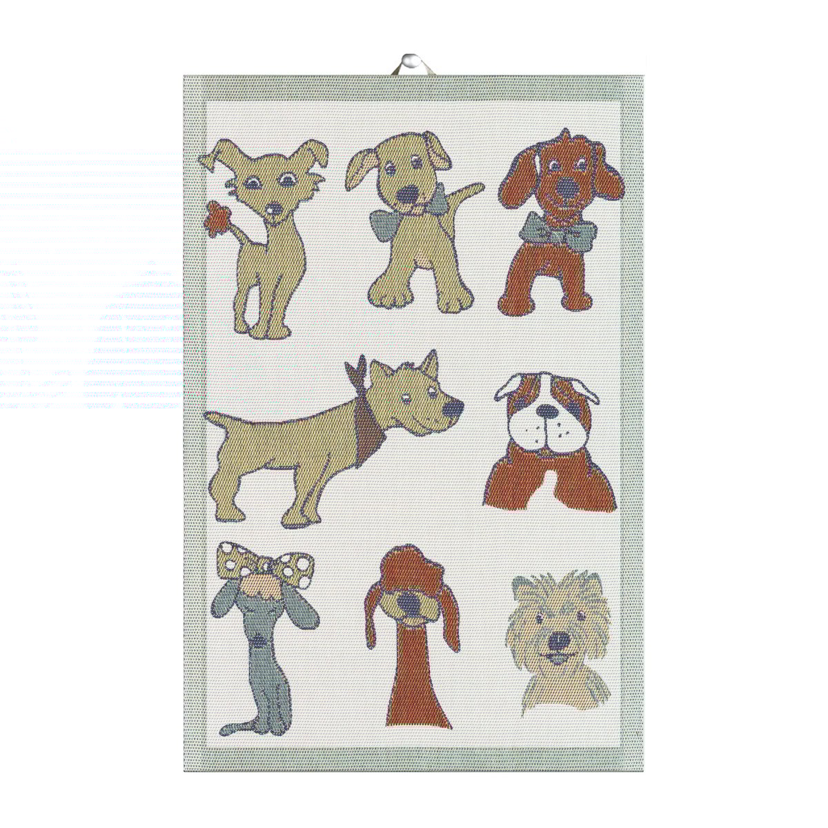 Ekelund Linneväveri Dogs kjøkkenhåndkle 40 x 60 cm