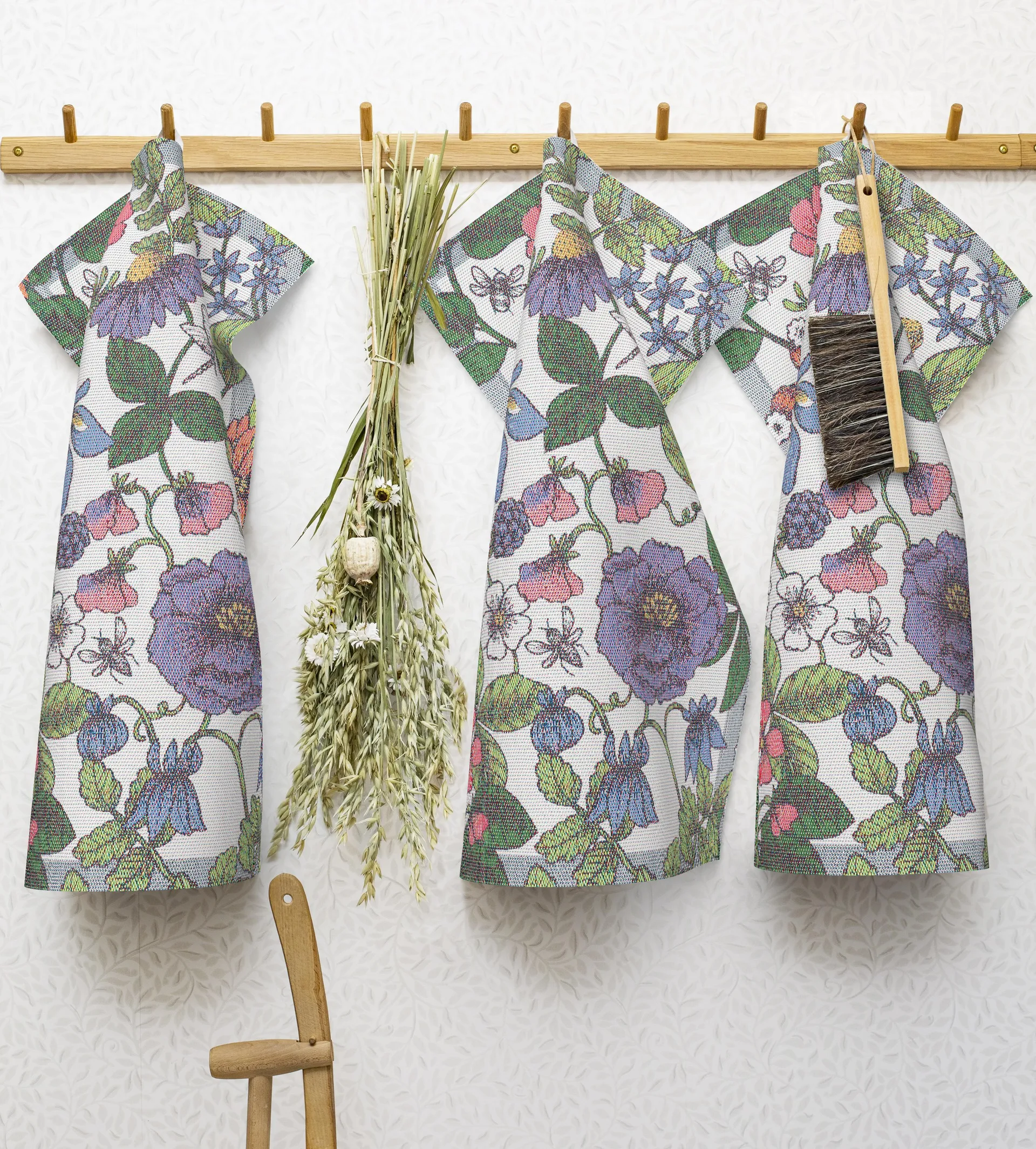 Flora kjøkkenhåndkle, 35 x 50 cm Ekelund Linneväveri