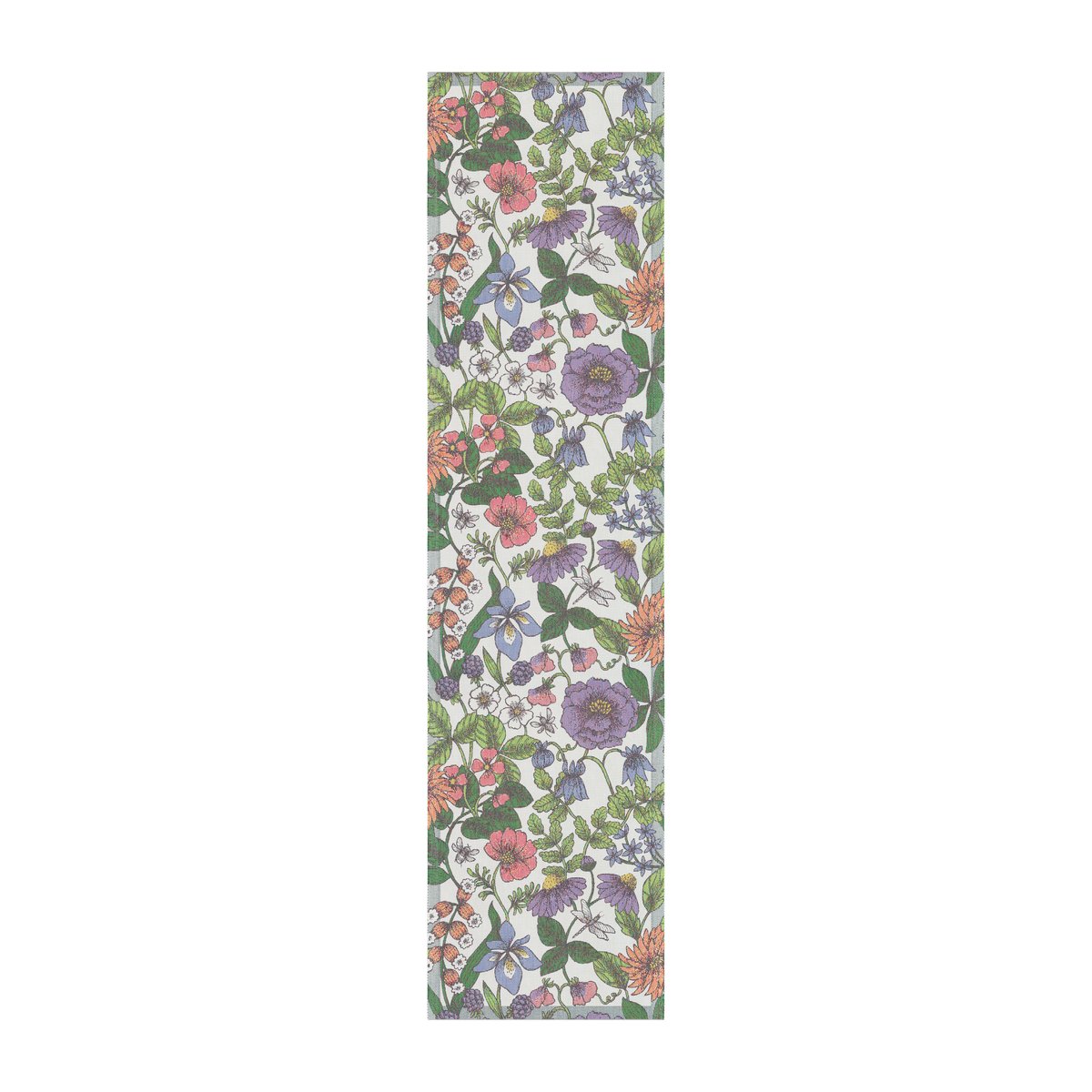 Ekelund Linneväveri Flora løper 35 x 140 cm