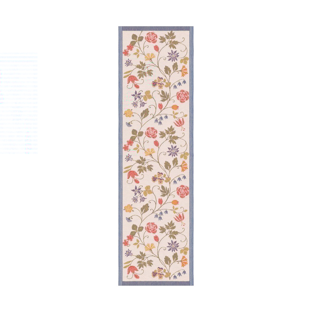 Ekelund Linneväveri Flower bordløper 35x120 cm Multi