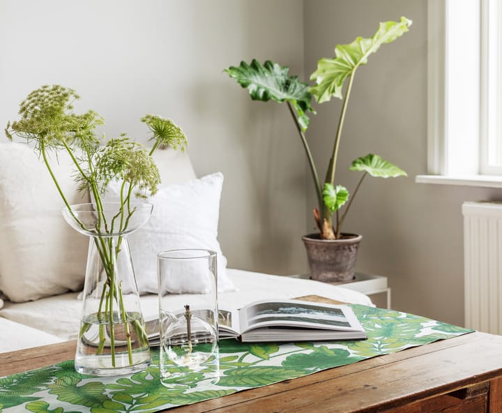 Foliage bordløper 35 x 120 cm, Grønn Ekelund Linneväveri