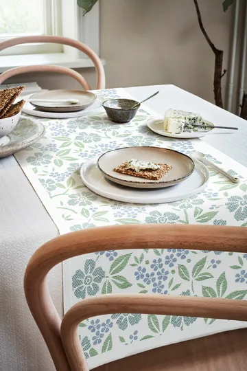 Förgätmigej løper - 35 x 120 cm - Ekelund Linneväveri