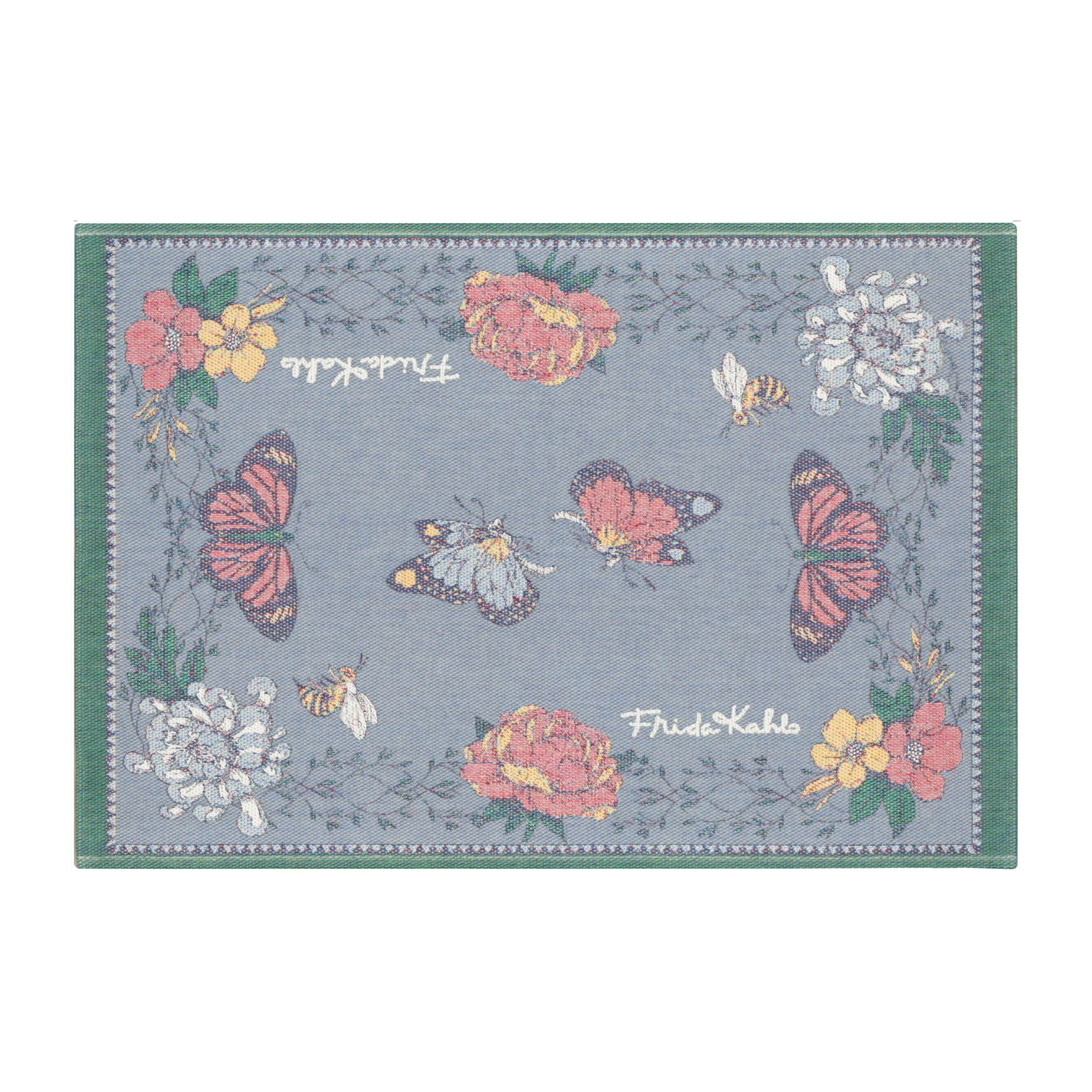 Frida Kahlo babypledd 72 x 105 cm, Vida Ekelund Linneväveri