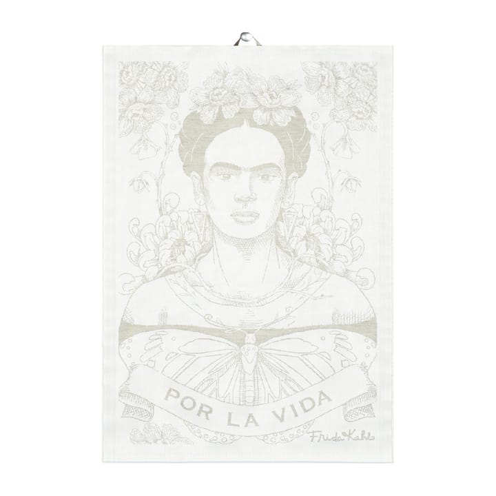 Frida Kahlo kjøkkenhåndkle 35 x 50 cm - Belleza - Ekelund Linneväveri