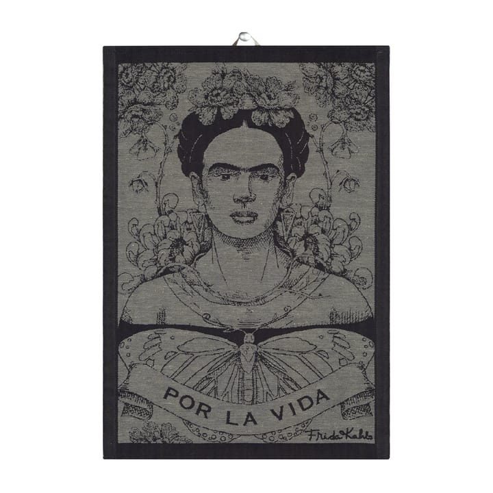 Frida Kahlo kjøkkenhåndkle 35 x 50 cm - Fuerza - Ekelund Linneväveri