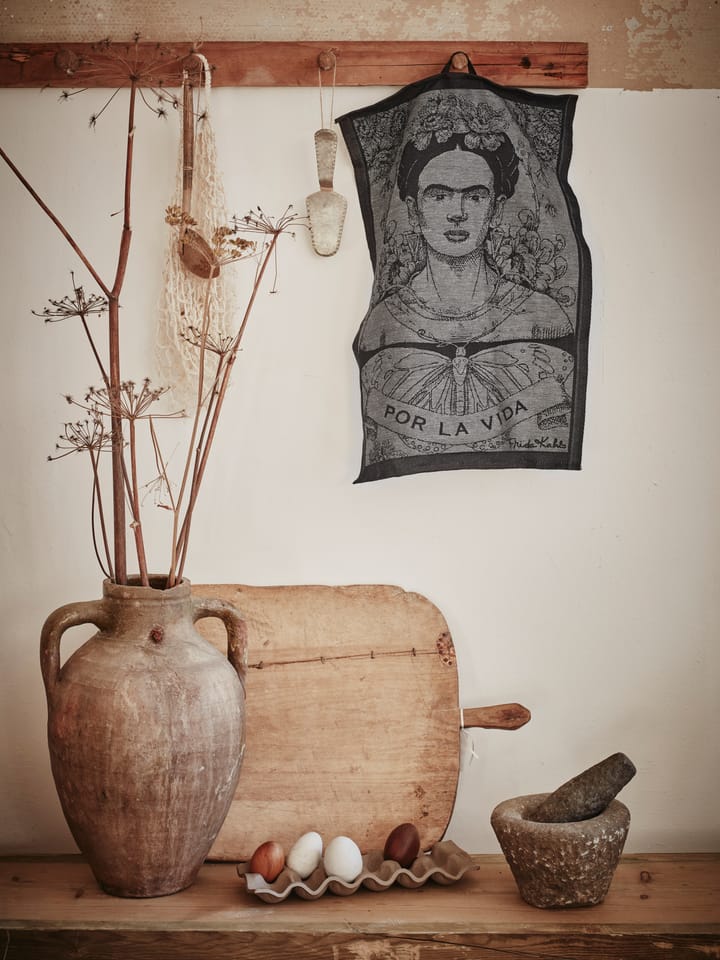 Frida Kahlo kjøkkenhåndkle 35 x 50 cm - Fuerza - Ekelund Linneväveri