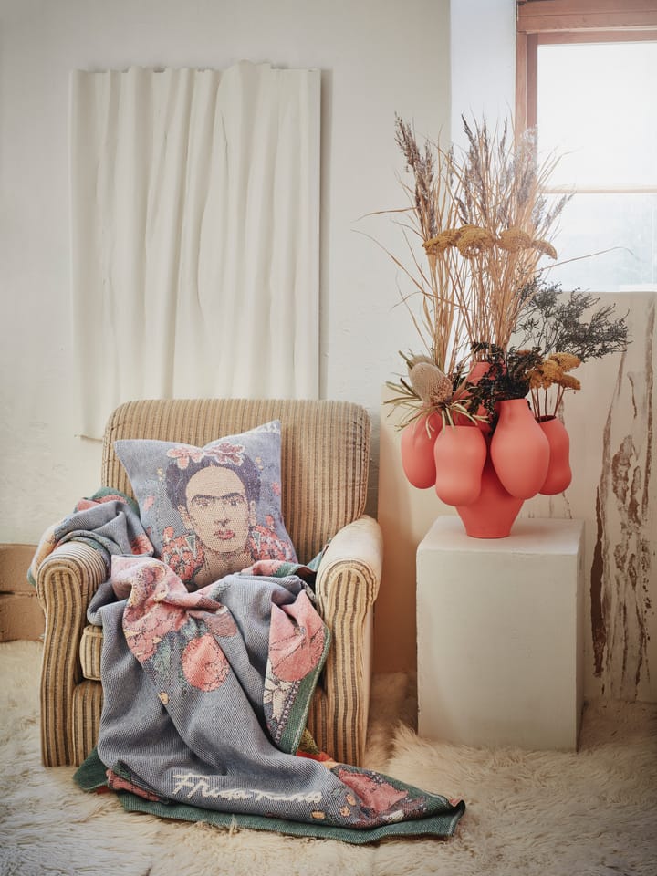 Frida Kahlo pledd 140 x 170 cm - Vida - Ekelund Linneväveri