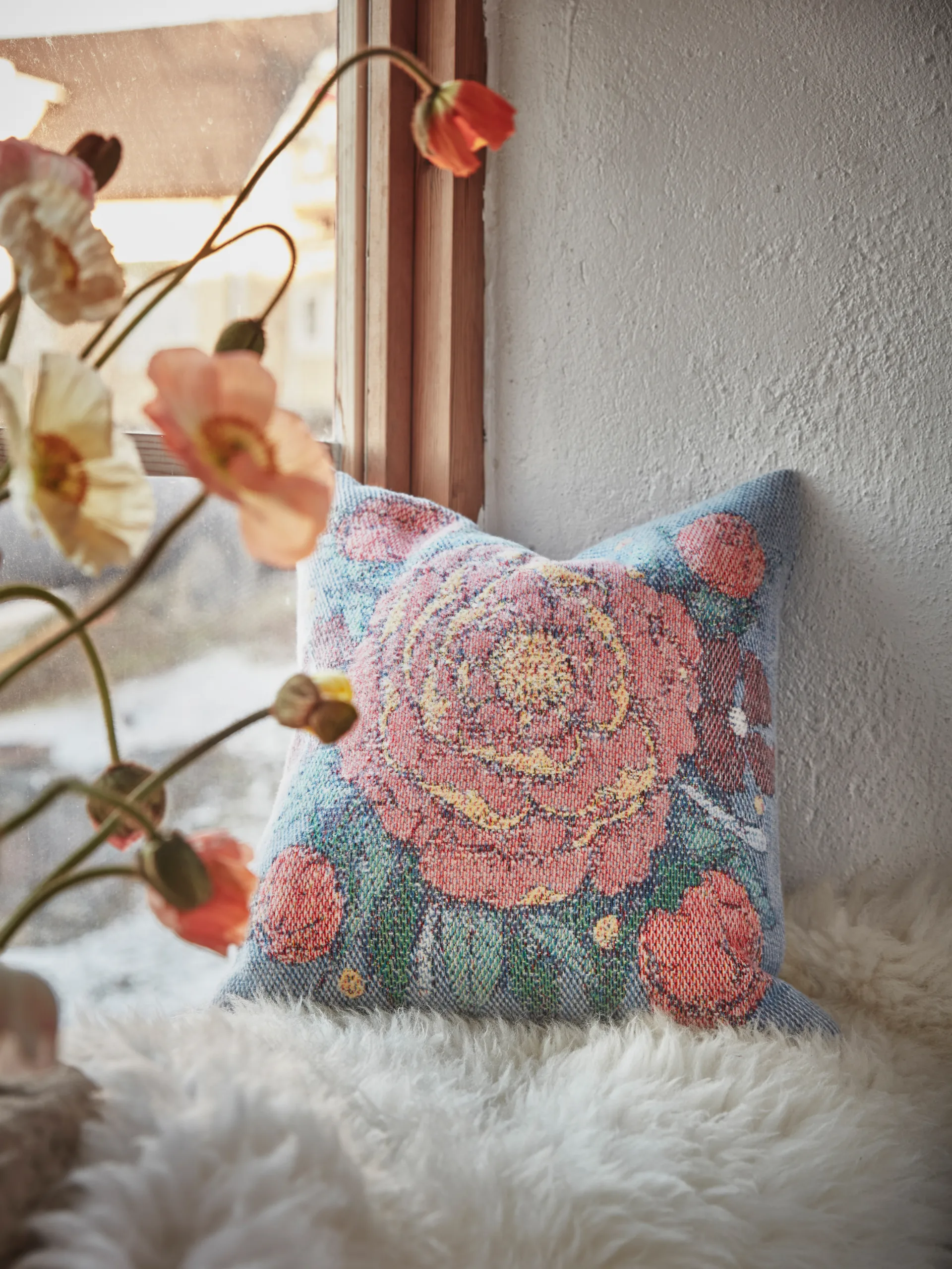 Frida Kahlo putevar 40 x 40 cm, Vida Ekelund Linneväveri