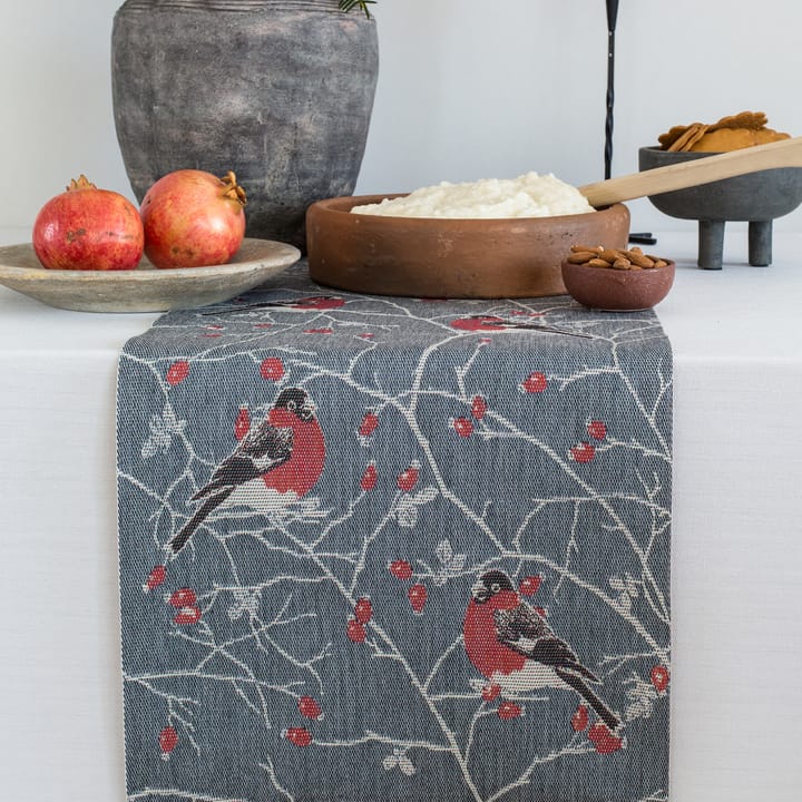 Frostkvist bordsløper 35x140 cm, Grå Ekelund Linneväveri