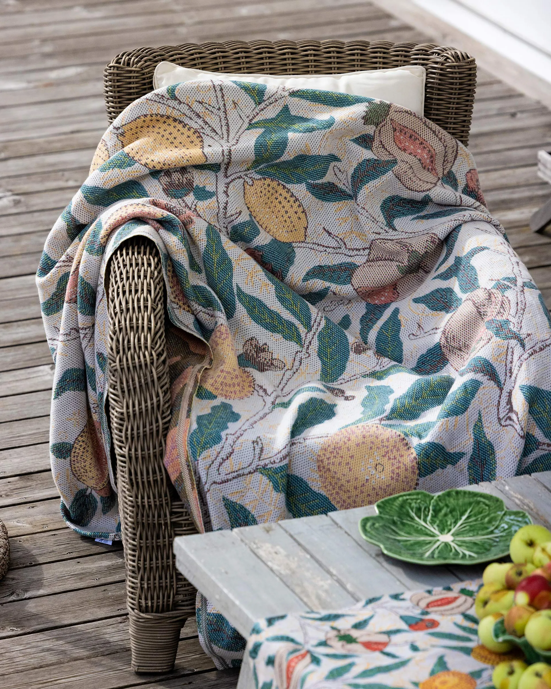 Fruit tøyserviett 35x35 cm, Multi Ekelund Linneväveri