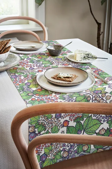 Gooseberries løper - 35 x 120 cm - Ekelund Linneväveri