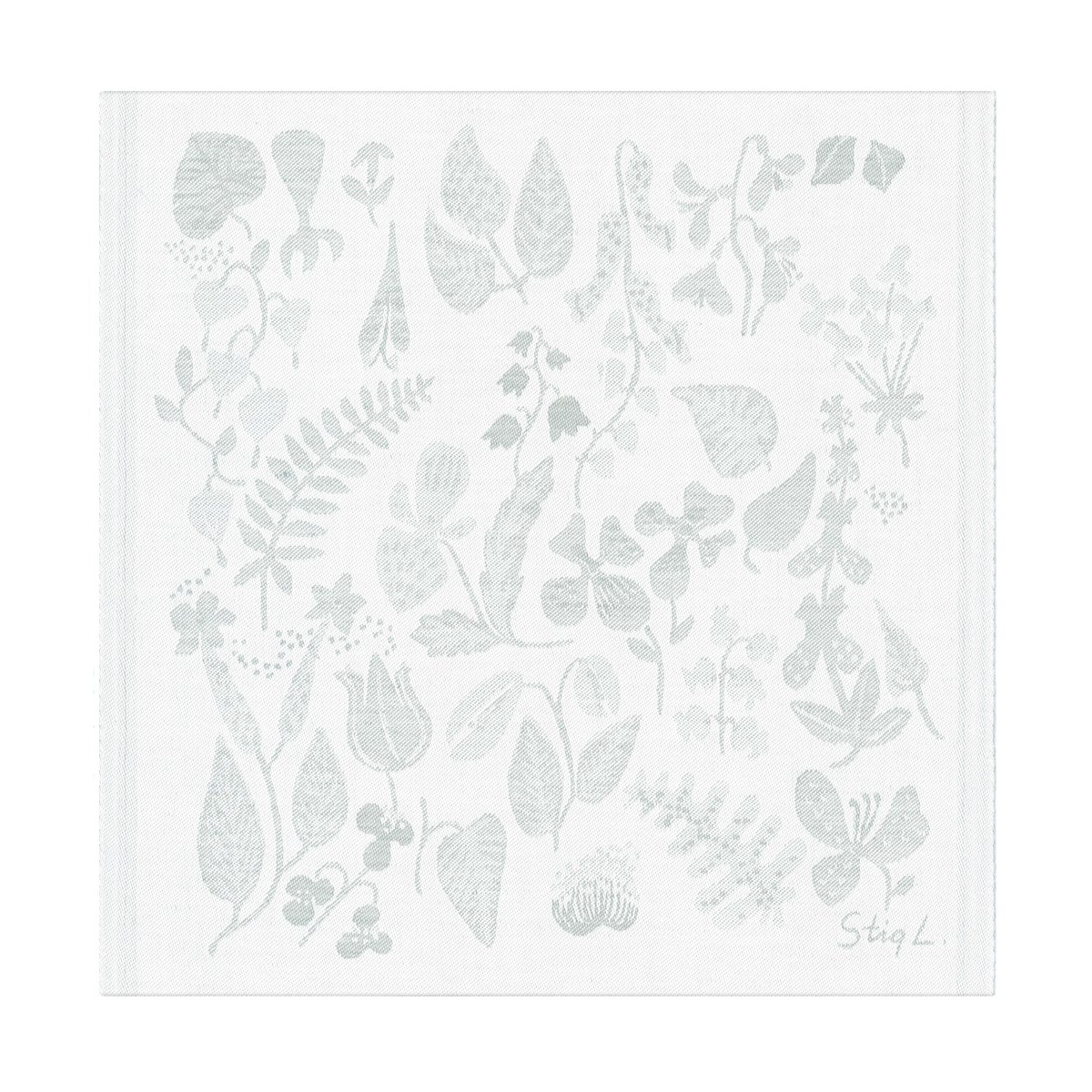Ekelund Linneväveri Herbarium serviett 35x35 cm Grå