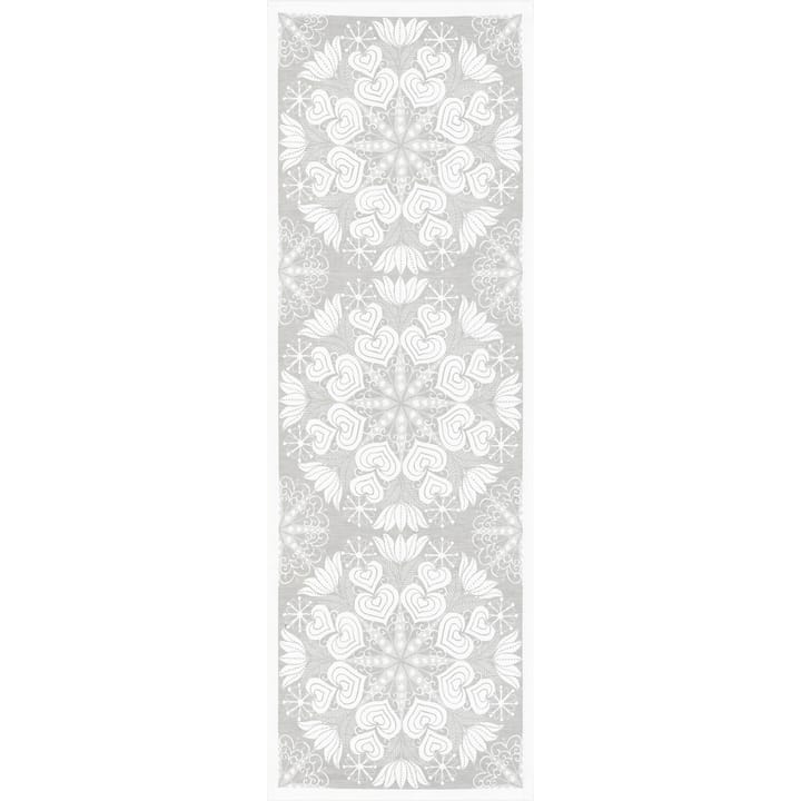Hjärtbo bordsløper 50x150 cm - Grå - Ekelund Linneväveri