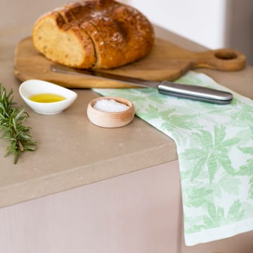 Hvitsippor kjøkkenhåndkle 35x50 cm - Lysegrønn - Ekelund Linneväveri
