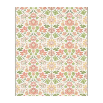 Krasse bomullspledd 140 x 170 cm - Oransje - Ekelund Linneväveri