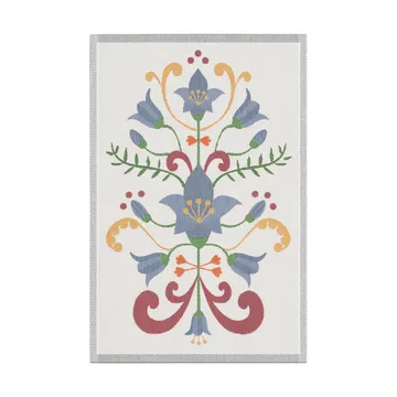 Lindas blåklokke kjøkkenhåndkle 40x60 cm - Blå-grå - Ekelund Linneväveri