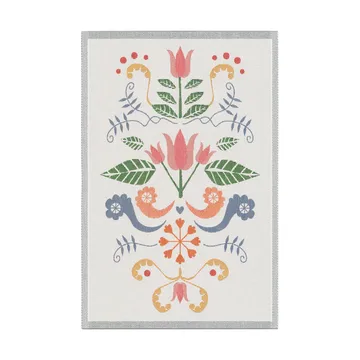 Lindas tulipan kjøkkenhåndkle 40x60 cm - Rosa-grå - Ekelund Linneväveri