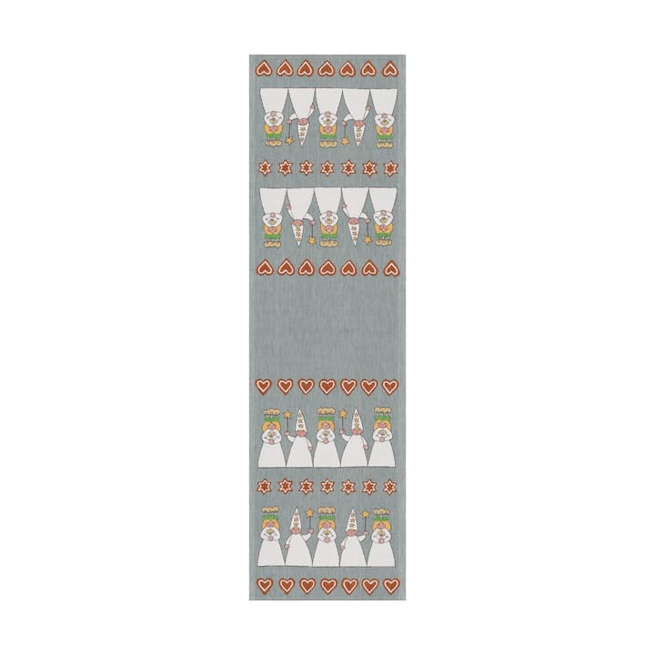 Luciamorgon bordløper 35x120 cm - Multi - Ekelund Linneväveri