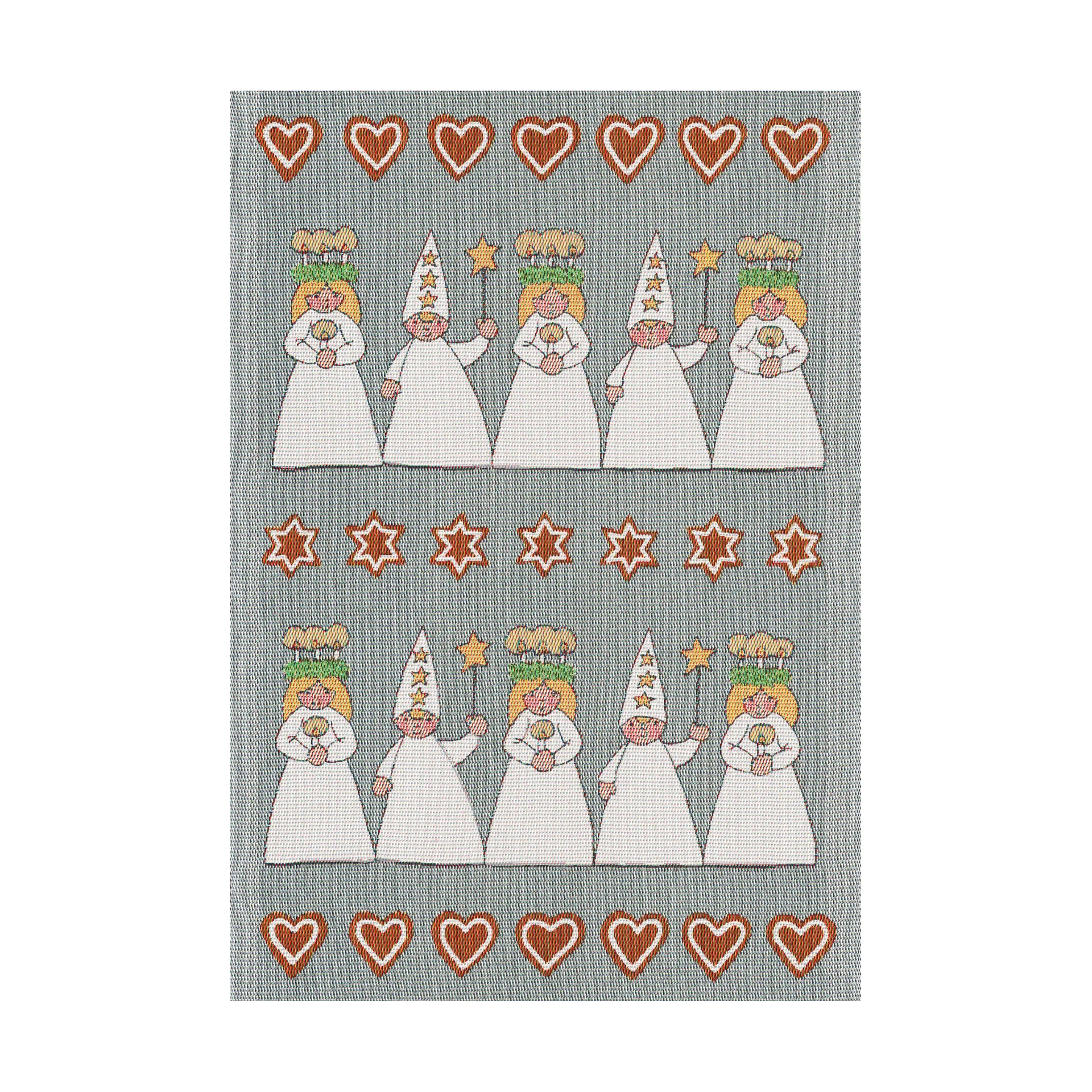 Luciamorgon kjøkkenhåndkle 35x50 cm, Multi Ekelund Linneväveri