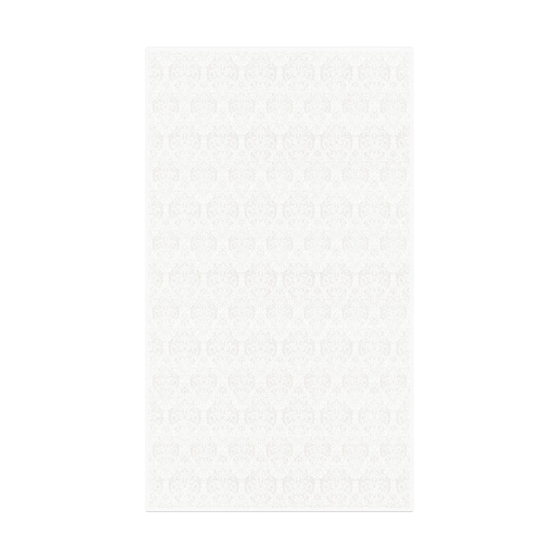 Medaljong bordduk 150x350 cm, Hvit Ekelund Linneväveri