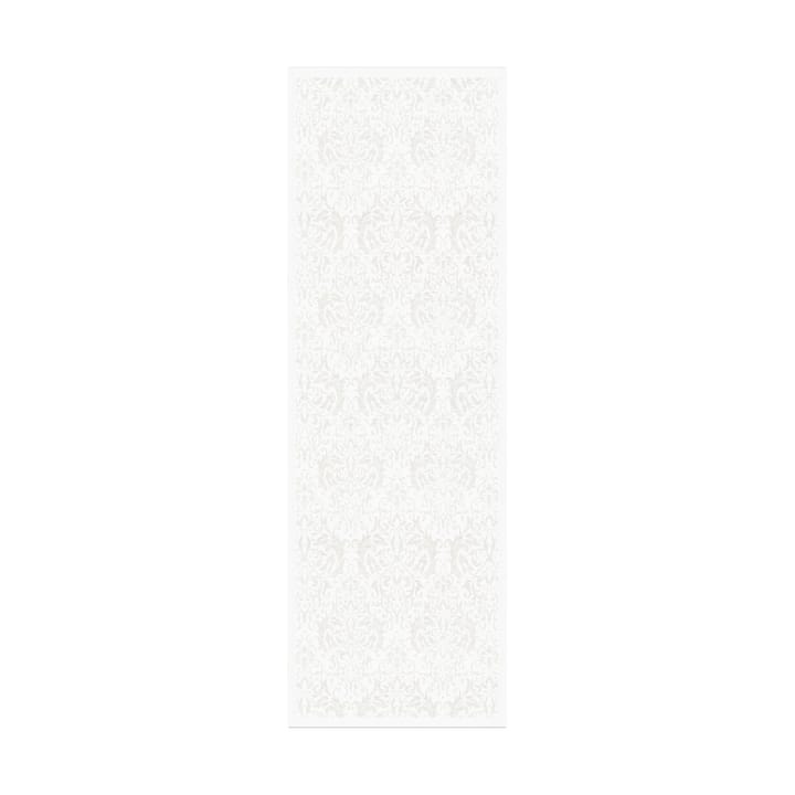 Medaljong bordløper 50x150 cm - Hvit - Ekelund Linneväveri
